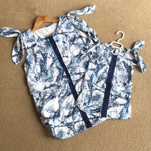 Nursing Shirt with Matching Baby Dress